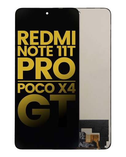 [107082134102] Bloc écran LCD sans châssis compatible Xiaomi Redmi Note 11 - Poco X4 GT - Reconditionné - Toutes couleurs