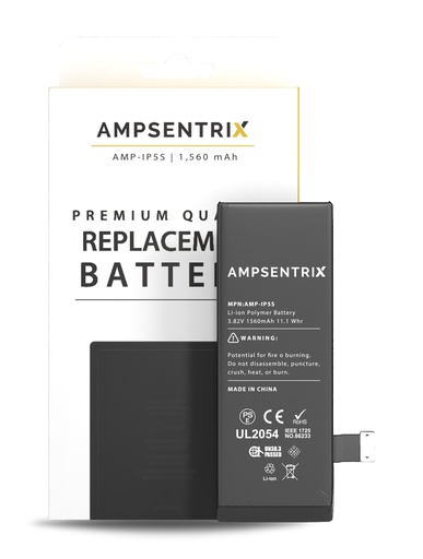 [107082000513] Batterie compatible pour iPhone 5S - Ampsentrix