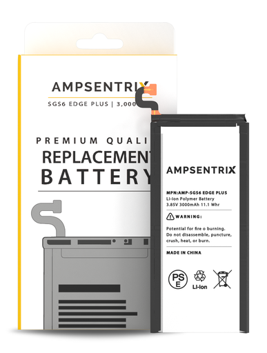 [107082010657] Batterie compatible pour SAMSUNG S6 Edge Plus - G928 - Ampsentrix