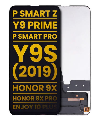 [107082076101] Bloc écran LCD sans châssis pour Huawei P Smart Z 2019 / P Smart Pro 2019 / Y9 Prime 2019 / Y9S 2019 / Honor 9X / 9X Pro - Reconditionné