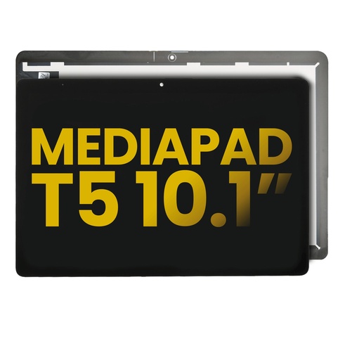 [107082082601] Bloc écran LCD sans châssis compatible Huawei Mediapad T5 10.1" - Version Wifi - Reconditionné - Noir