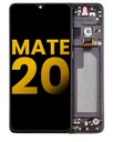 Bloc écran LCD avec châssis compatible Huawei Mate 20 - Reconditionné - Noir