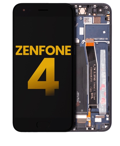 [107084003104] Bloc écran LCD avec châssis pour Asus Zenfone 4 - ZE554KL - Reconditionné - Noir