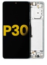 Bloc écran OLED avec châssis compatible Huawei P30 - Reconditionné - Bleu