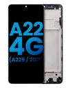 Bloc écran LCD avec châssis sans lecteur d'empreinte compatible pour SAMSUNG A22 4G A225 - Aftermarket Incell