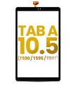 Vitre tactile compatible pour SAMSUNG Tab A 10.5 - T590 / T595 / T597 - Noir