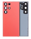 Vitre arrière compatible pour SAMSUNG S23 Ultra 5G (sans logo) - Aftermarket Plus - Rouge
