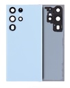 Vitre arrière compatible pour SAMSUNG S23 Ultra 5G (sans logo) - Aftermarket Plus - Bleu