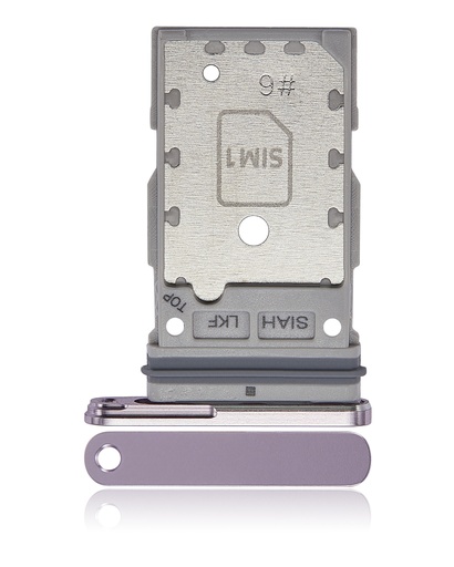 [107082136536] Tiroir SIM double compatible pour SAMSUNG S23 Ultra - Lavande