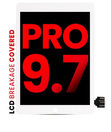 [107082005465] Bloc écran LCD et tactile pour iPad Pro 9.7" - XO7 - Blanc