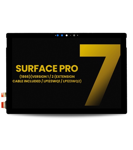 [107082071301] Bloc écran LCD Compatible pour MICROSOFT Surface Pro 7- Version 1