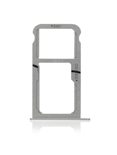 [107082021141] Tiroir SIM compatible Huawei P9 - Mystic Silver