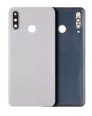 Vitre arrière avec lentille caméra compatible Huawei P30 Lite - Nova 4E - Sans logo - 6GB RAM - Pearl White
