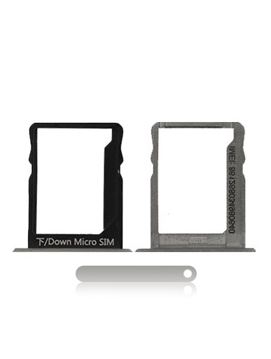 [107082021322] Tiroir SIM et carte SD compatible Huawei P8 Lite - Blanc