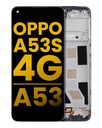 Bloc écran LCD avec châssis compatible Oppo A53S 4G - A53 - Reconditionné - Toutes couleurs