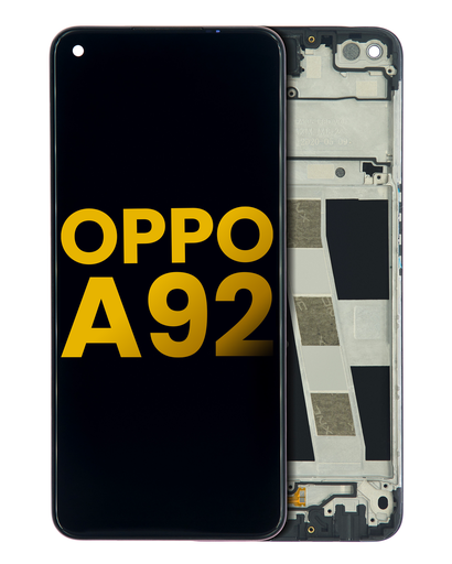 [107082113101] Bloc écran LCD avec châssis compatible Oppo A92 - Reconditionné - Toutes couleurs