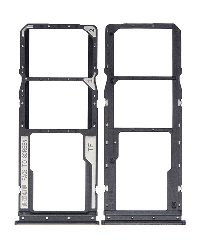 [107082113732] Tiroir SIM double compatible Xiaomi Redmi 10 - Carbon Gray