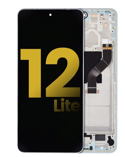 [107082134003] Bloc écran OLED avec châssis compatible Xiaomi 12 Lite - Reconditionné - Lite Green