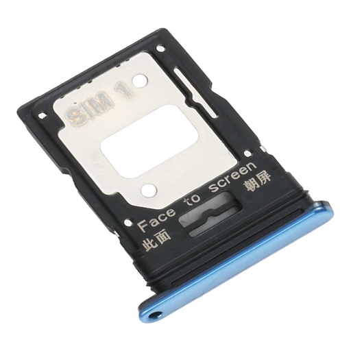 [107082114622] Tiroir SIM double compatible Xiaomi Mi 11 Lite - Bleu Bubblegum
