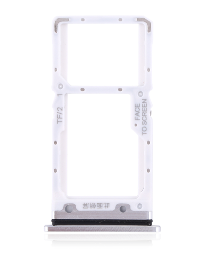 [107082114923] Tiroir SIM double compatible Xiaomi Mi 9 Lite - CC9 - Blanc Perlé
