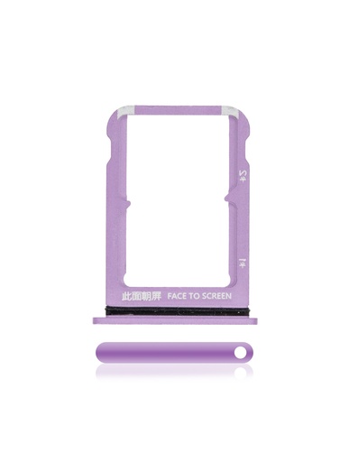 [107082070225] Tiroir SIM compatible Xiaomi Mi 9 - Violet Lavande