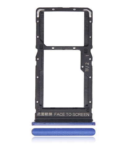 [107082115123] Tiroir SIM double compatible Xiaomi Redmi Note 10 5G - Bleu nuit