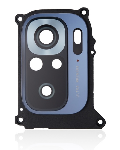 [107082120855] Lentille caméra arrière avec support ou cadre compatible Xiaomi Redmi Note 10S - Gris graphite