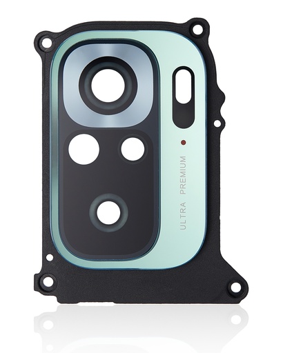 [107082120856] Lentille caméra arrière avec support ou cadre compatible Xiaomi Redmi Note 10S - Vert