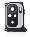 Lentille caméra arrière avec support ou cadre compatible Xiaomi Redmi Note 10 - Galet blanc