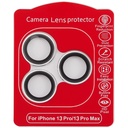 Protection lentille pour iPhone 13 Pro - 13 Pro Max - Apple - Casper - Argent