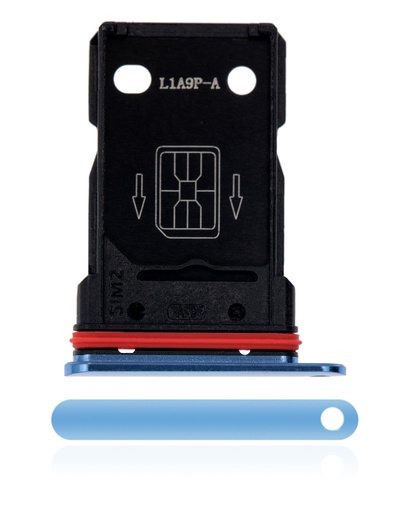 [107082073233] Tiroir SIM double compatible OnePlus 7T - Bleu glacier