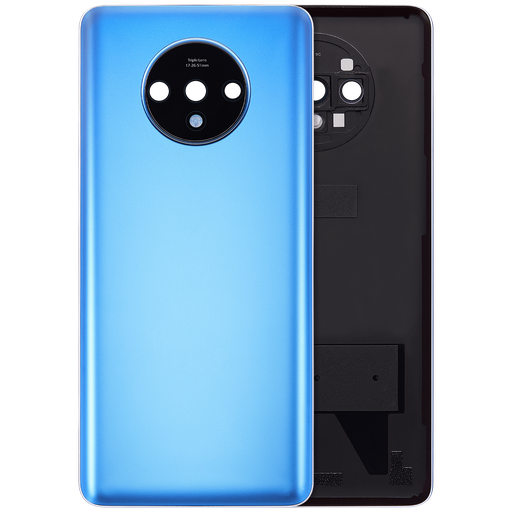 [107082073240] Vitre arrière compatible OnePlus 7T - Aftermarket Plus - Bleu glacier