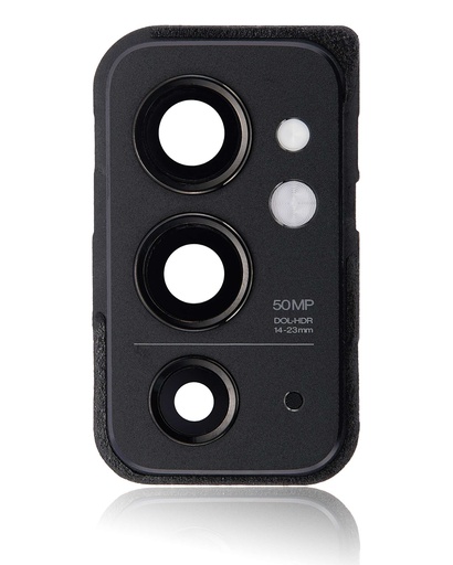 [107082110724] Lentille camera arrière avec support pour OnePlus 9RT 5G - Hacker Black