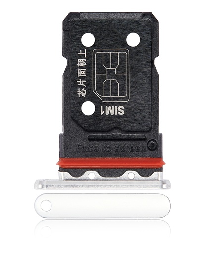[107082074710] Tiroir SIM double compatible OnePlus 10 Pro - Panda White